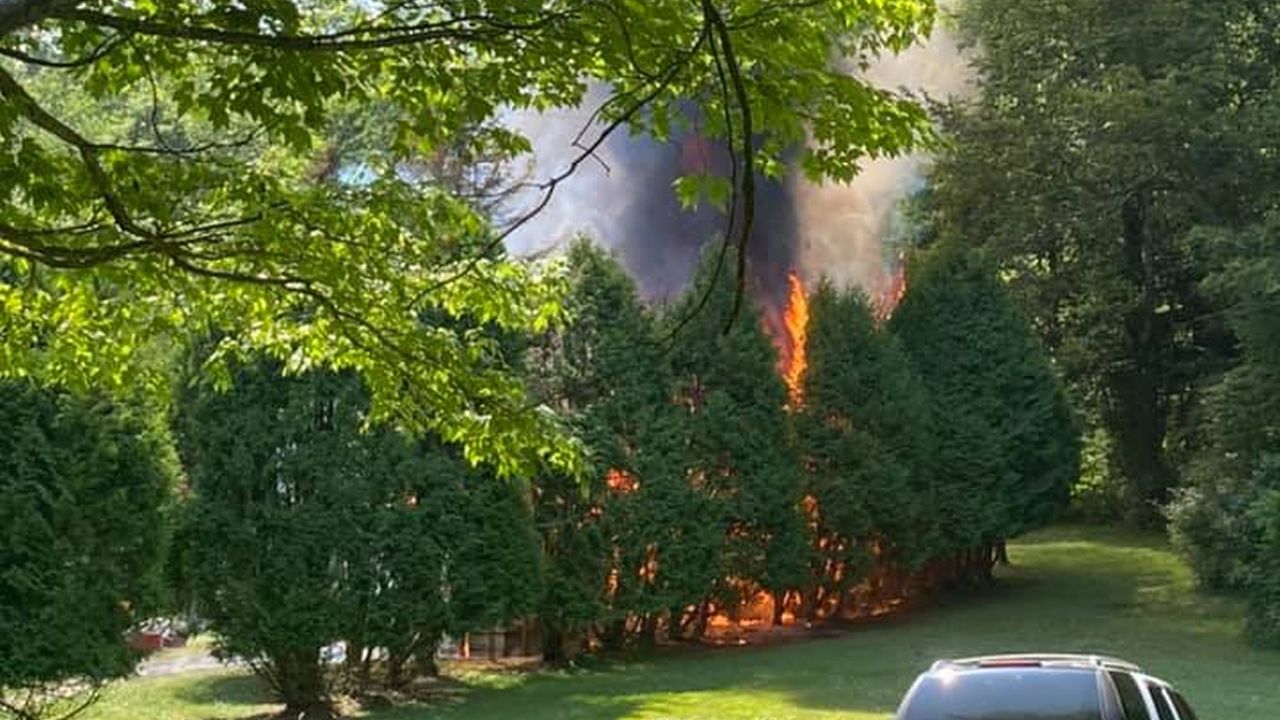 2-alarm fire in Pike Township